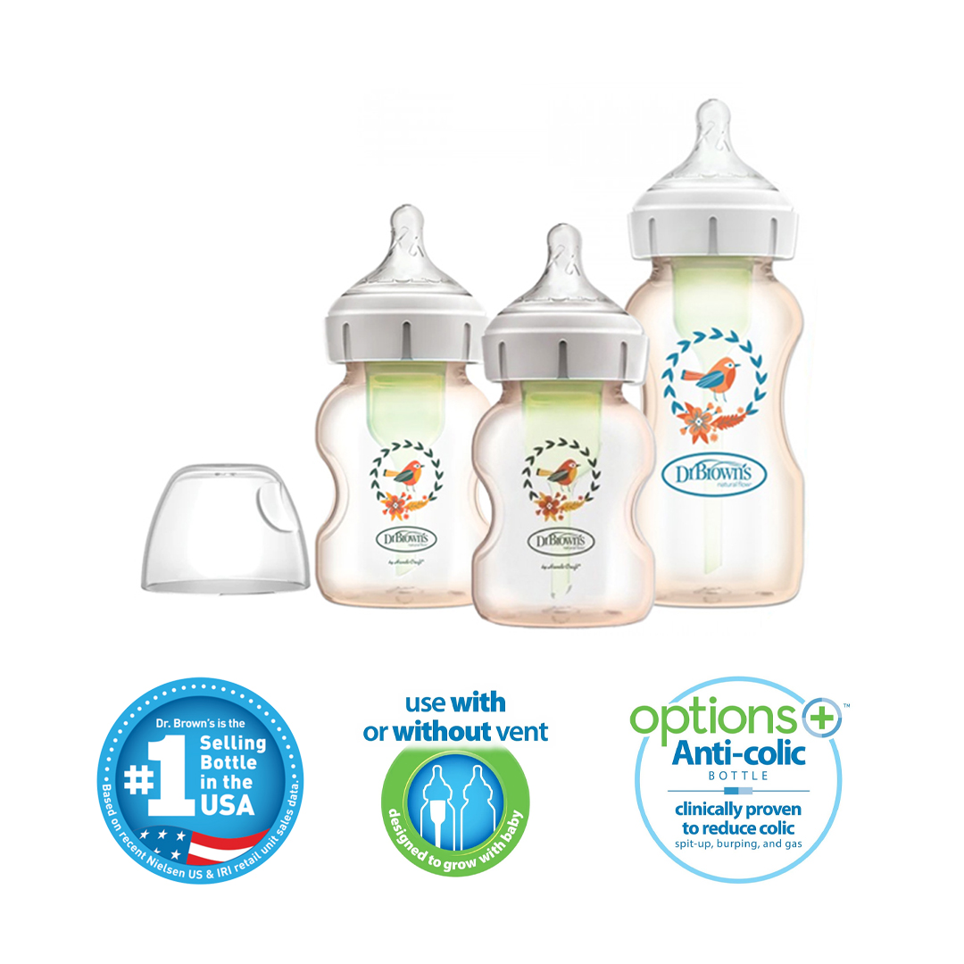 Dr Brown's Wide Neck PPSU Anti-Colic Bottle Bundle